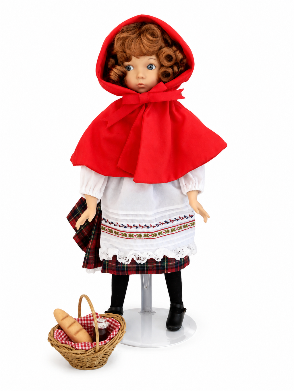 Vintage Dianna Effner Little Red Riding Hood Porcelain Doll – Ashton Drake / Knowles - Image 1