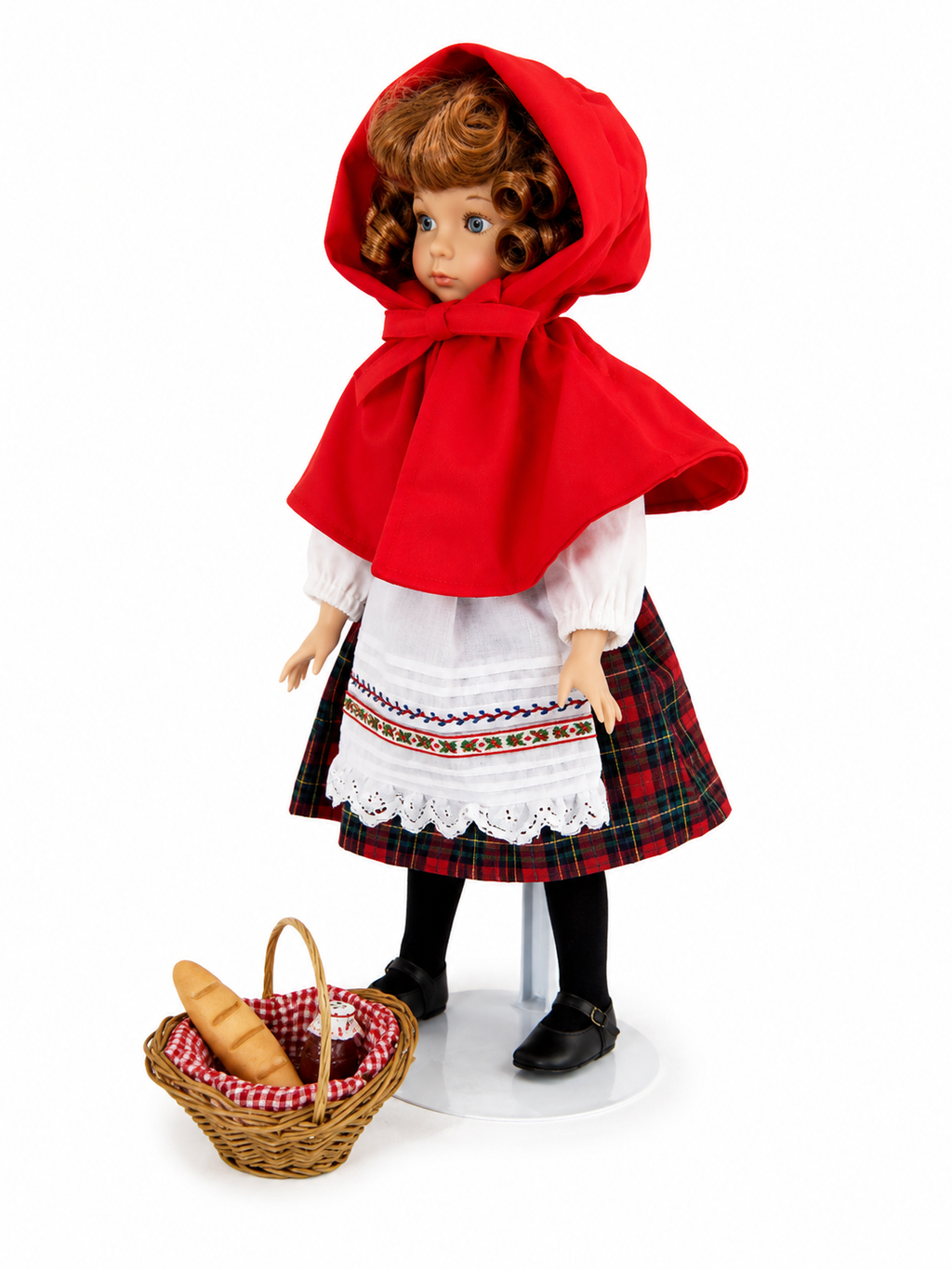 Vintage Dianna Effner Little Red Riding Hood Porcelain Doll – Ashton Drake / Knowles - Image 3