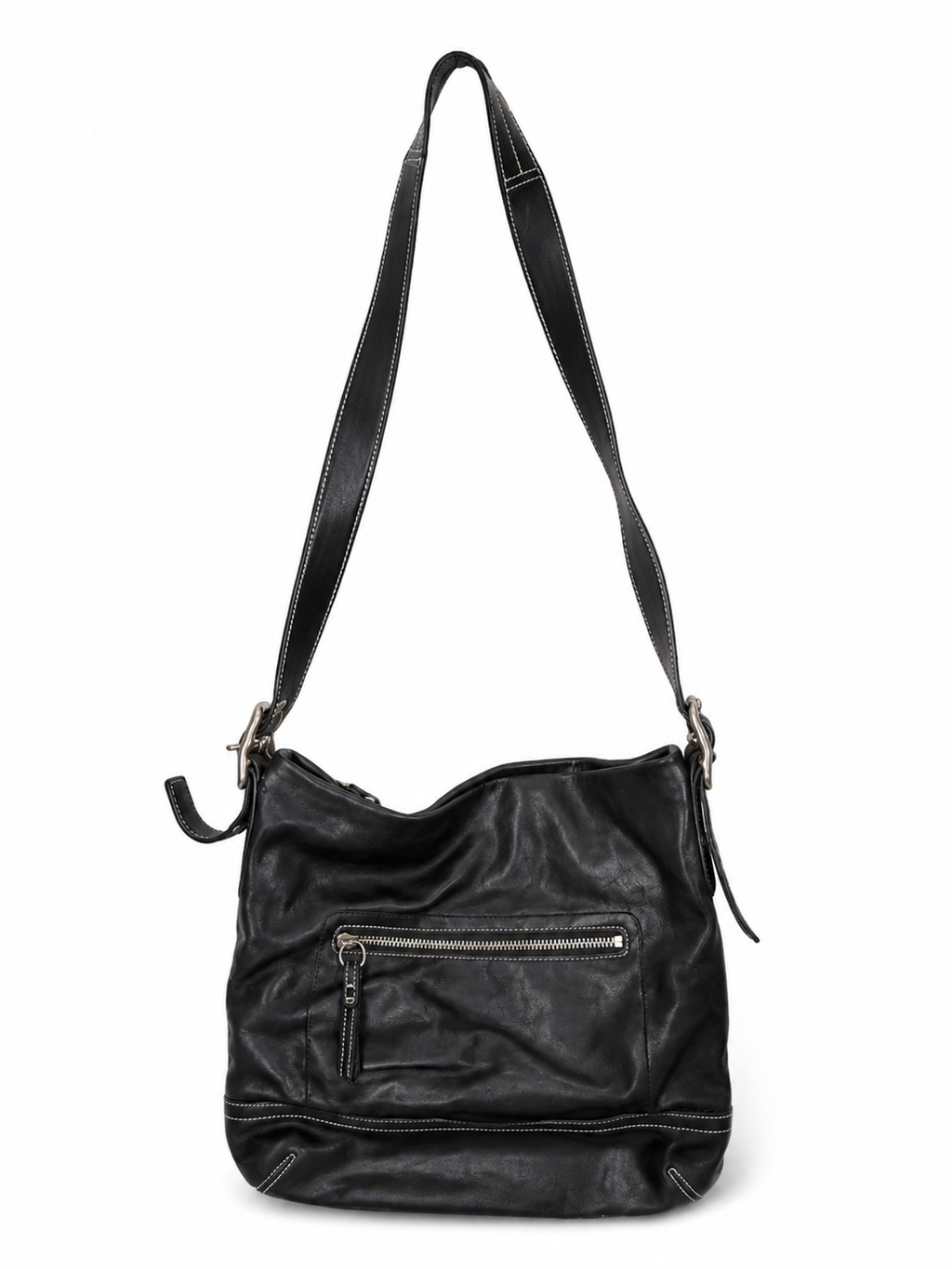 Coach Black Leather Shoulder Bag