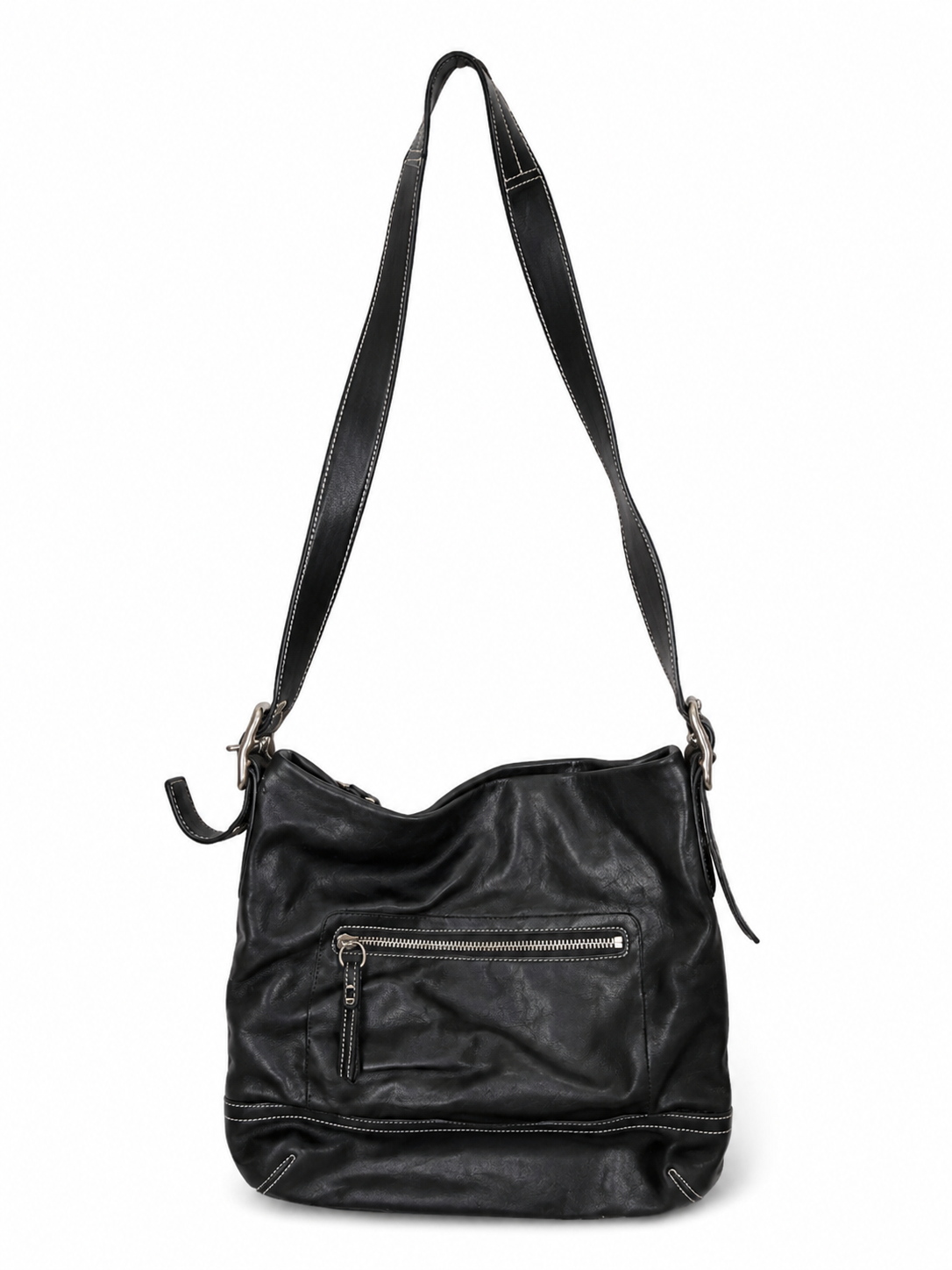 Coach Black Leather Shoulder Bag