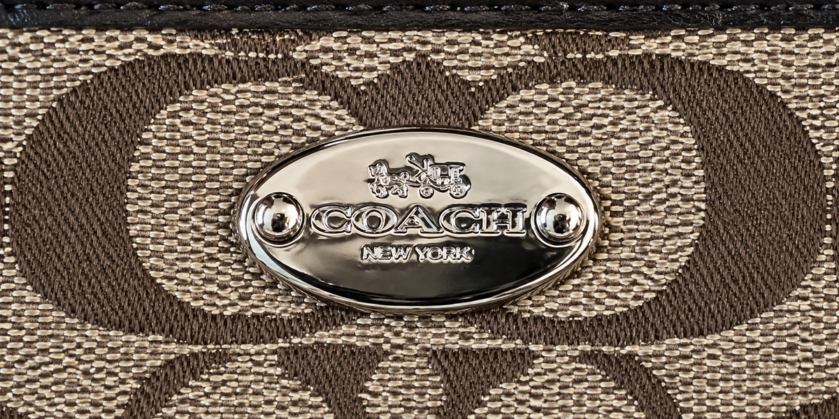 Coach Signature Double Zipper Wallet/Wristlet NWOT