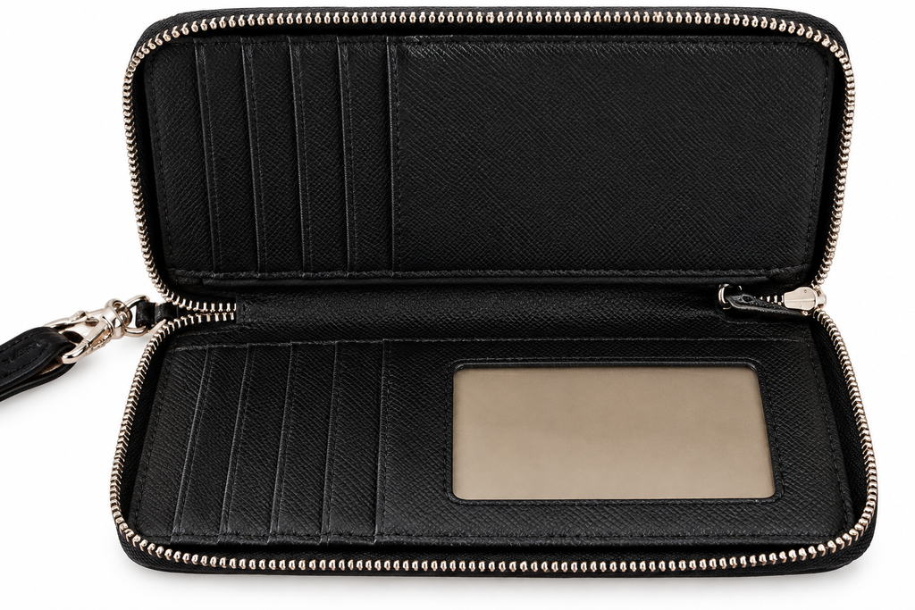 Coach Signature Double Zipper Wallet/Wristlet NWOT